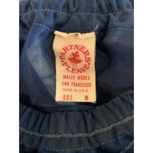 Vintage Partner Please Malco Modes Petticoat Blue Crinoline Square Dance Skirt - Picture 3 of 9